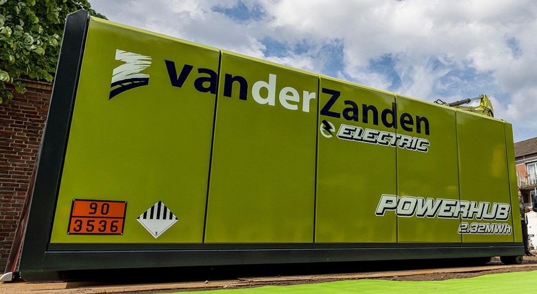 Batterijsysteem met bedrijfsnaam Van der Zanden