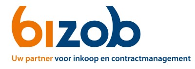Logo Bizob. Ondertitel luidt: Uw partner voor inkoop en contractmanagement